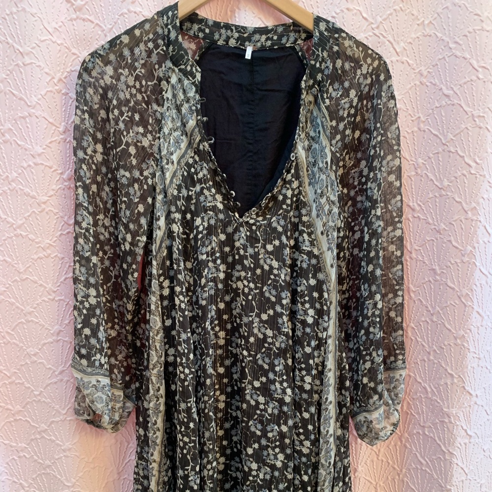 Free People XS Boho Floral Summer Dress
